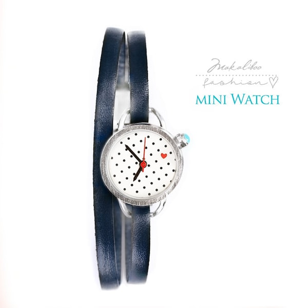 Prezent - Mini Zegarek - Blue Love Watch Makaliboo