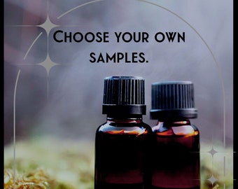 Choose Your Perfume Samples | Gothic Essential Oil Blends | Vegan Perfume | Witchy Fragrance| Ritual, Spiritual Anointing Oil.