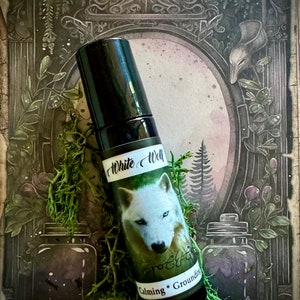 White Wolf Forest Scent: Grounding Essential Oil Roller - Empath Protection