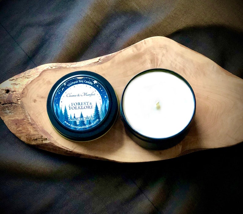 4 oz tin cleansing candle