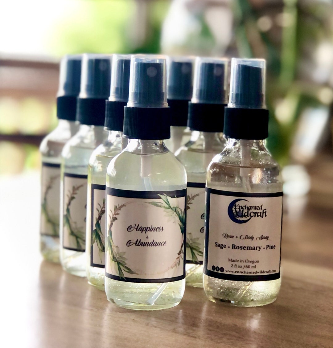 Happiness and Abundance Room and Body Spray, Strong Scent, Air