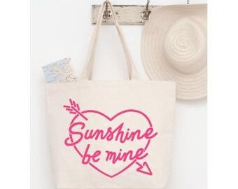 Strandtasche / Shopper Sunshine Be Mine - pink