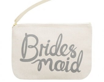 Clutch Bridesmaid - grau