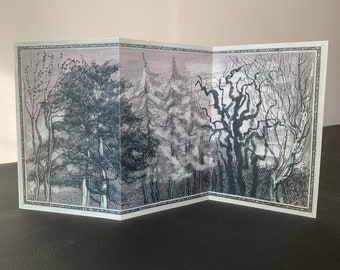 Winter Trees Greetings Card