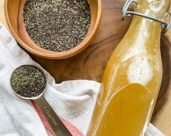 Kombucha SCOBY with STRONG Starter Tea: Home Brew Probiotic Culture