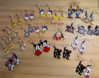 Disney enamel dangle earrings. Sorry no international shipping from this shop. This includes Canada.