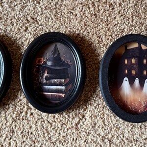 Halloween Oval Decorative Photos 5”x4” Sorry, no international shipping from the shop including Canada