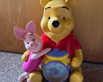 Disney Winnie the Pooh and Piglet Musical Coin Bank Alarm Clock Sorry, no international shipping from the shop including Canada