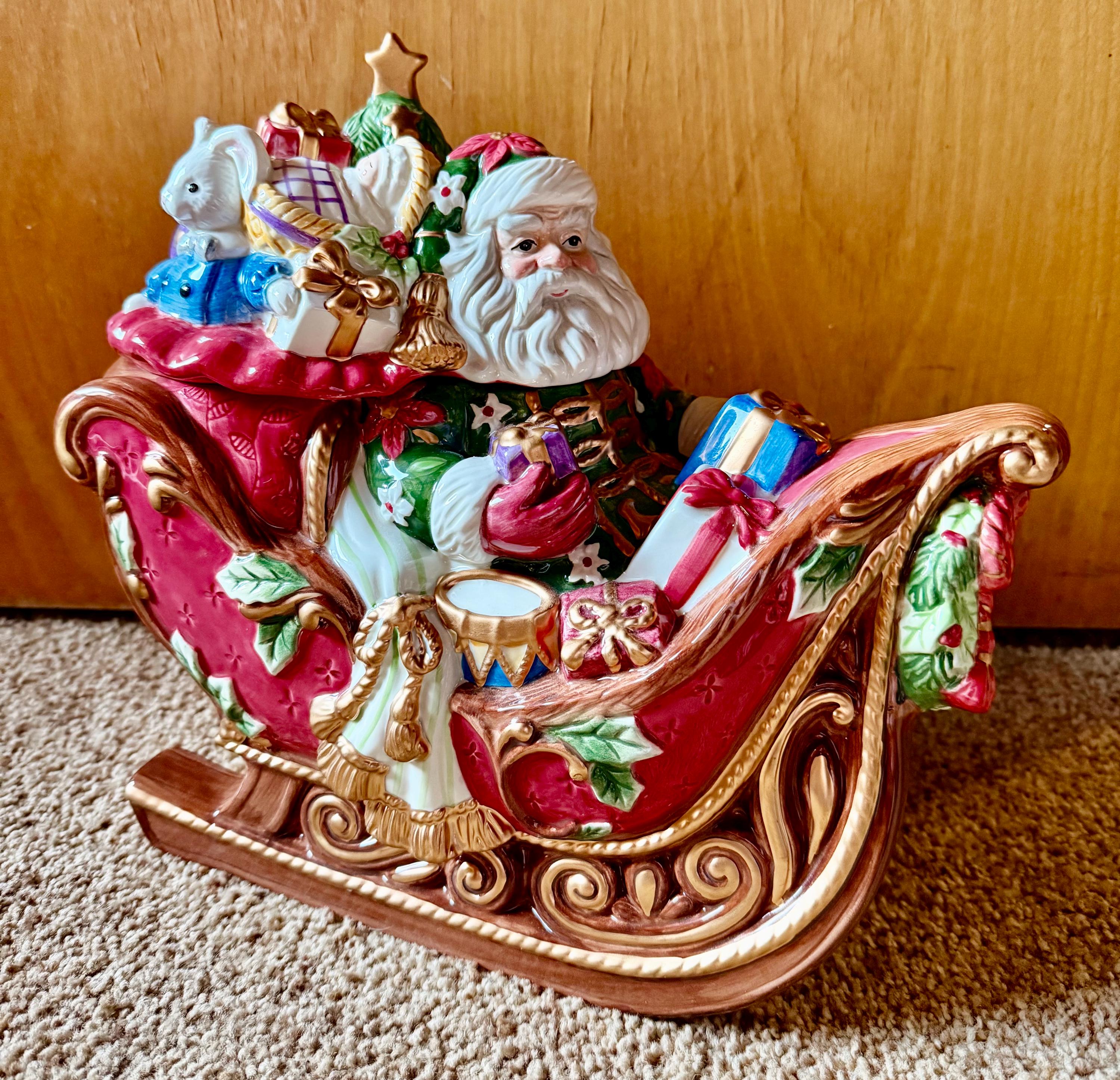 Fitz and Floyd Santa - Etsy