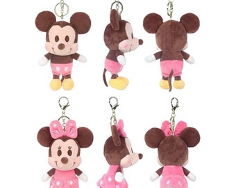 Plush Disney keychains, Mickey Mouse, Minnie, mouse, Donald Duck, Daisy, duck, Winnie the Pooh no international shipping from this shop