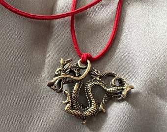 Pendentif dragon Feng Shui - Aimant symbole de richesse et fortune