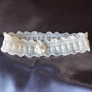 Modèle de conception de crochet de jarretière vintage Victoria image 1