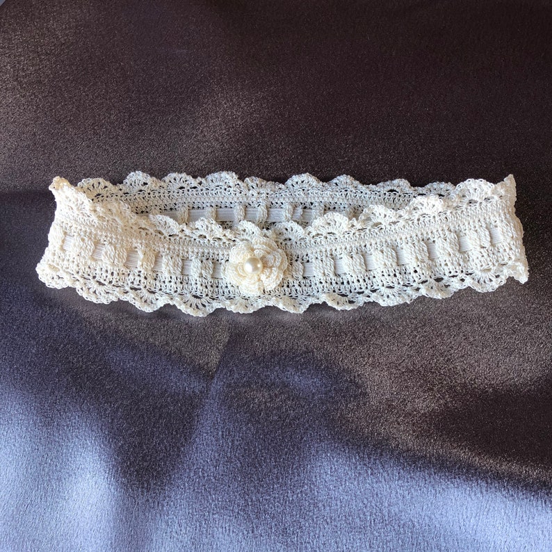 Victoria Vintage Garter Crochet Design Pattern zdjęcie 1