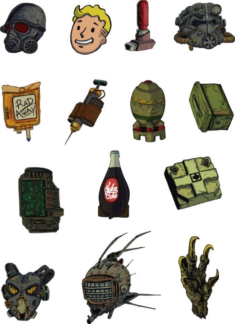 Fallout 4 цветные иконки предметов фото 13
