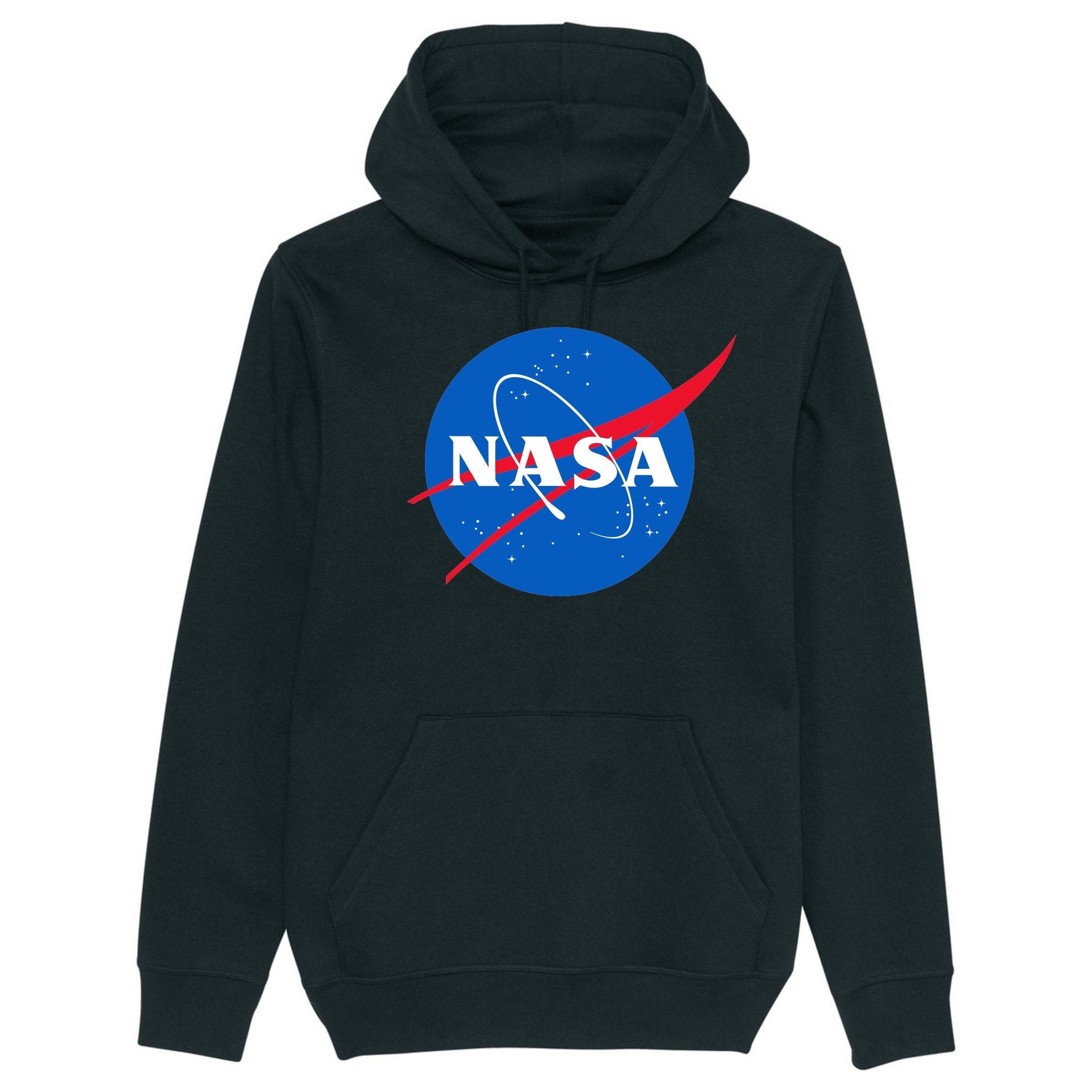 Nasa impreso logo sudadera con capucha Space Hood Nasa Soft Etsy