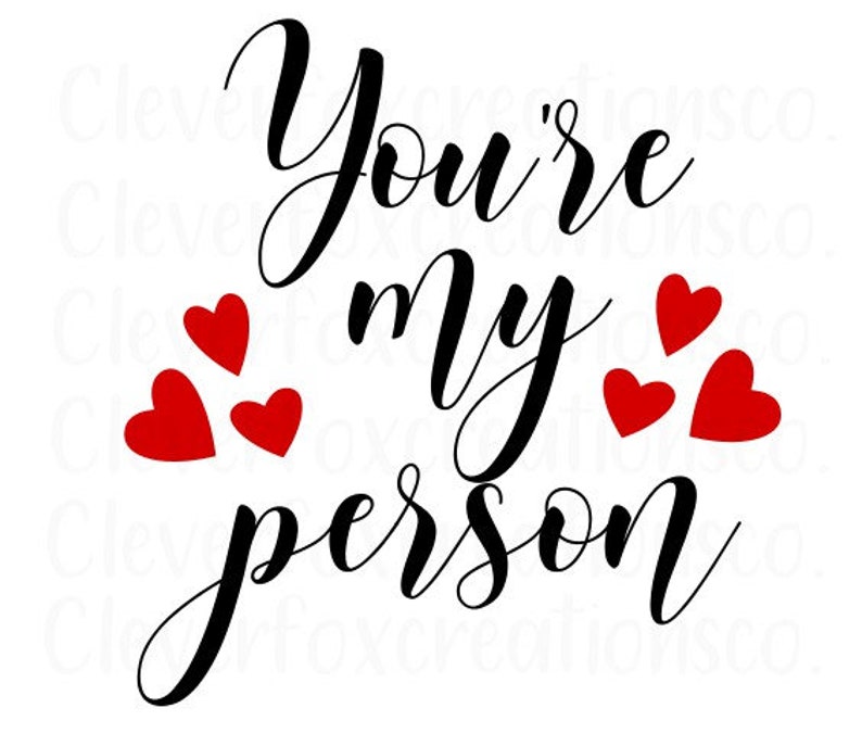 You're my person svg | Etsy