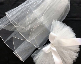 Bridesmaids Booty Cover for the Bride Booty Veil for the Bride To Be Ruolai Womens Bikini Veil