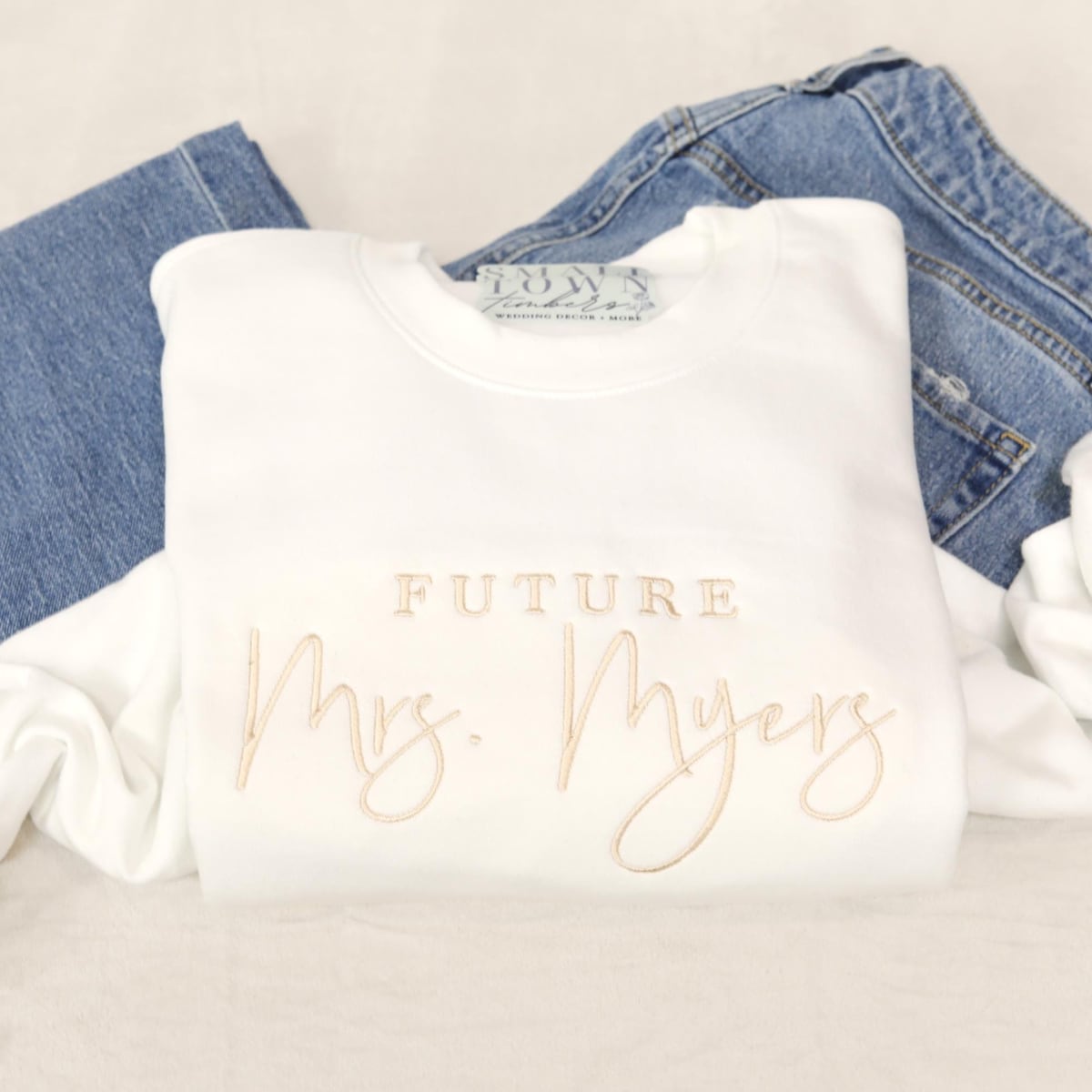 Future Mrs./Mr. Sweatshirt, Personalized Embroidered Sweatshirt, Custom Hoodie, Bride to Be, Gift for Her, Engagement Gift, Mrs. Crew Neck - Etsy