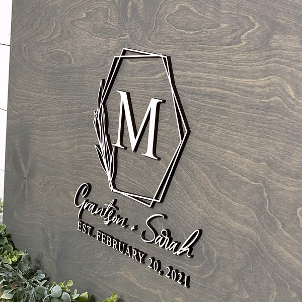 Guest Book Wedding Hexagon Etsy