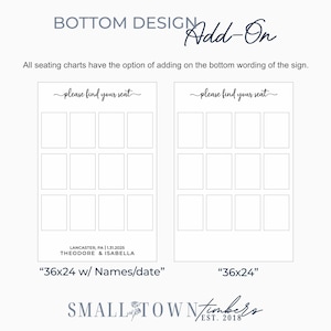Wedding Seating Chart Sign, 3D Wooden Find Your Seat Sign, Rustic Wedding Sign, Seating Plan Sign, Table Place Card Sign, Wedding Entrance Bild 8
