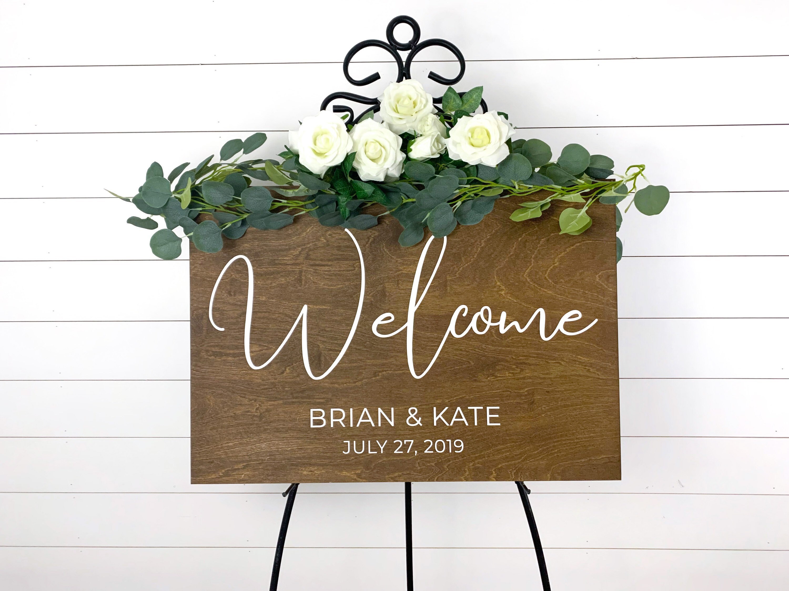 Wedding Welcome Sign Personalized Welcome Wedding Signage | Etsy