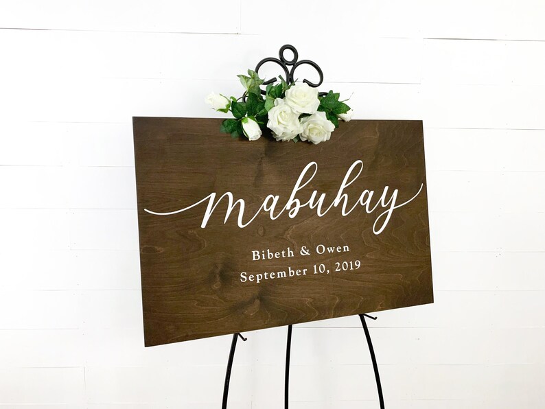 Wood Wedding Sign Wood Last Name Sign Family Name Sign Etsy