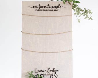 3D Seating Chart Sign, Wooden Find Your Seat Sign, Rustic Wedding Sign, Wedding Seating Plan Sign, Table Place Card Sign, Minimalist Decor