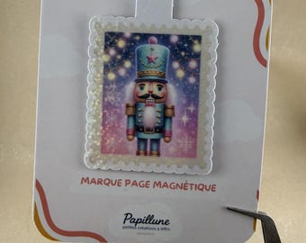 Notenkraker Holografische Magnetische Bladwijzer | 4 Ontwerpen | Kerstcadeau Idee | Magisch Leesaccessoire | Cadeau om te Geven