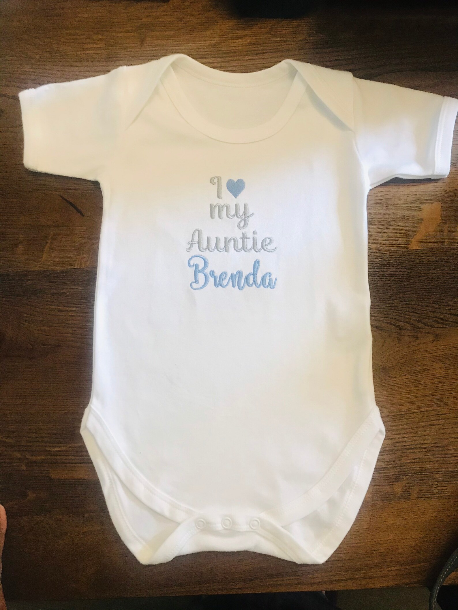 I Love My Aunty Babygrow I Love My Aunty Baby Clothes Etsy UK