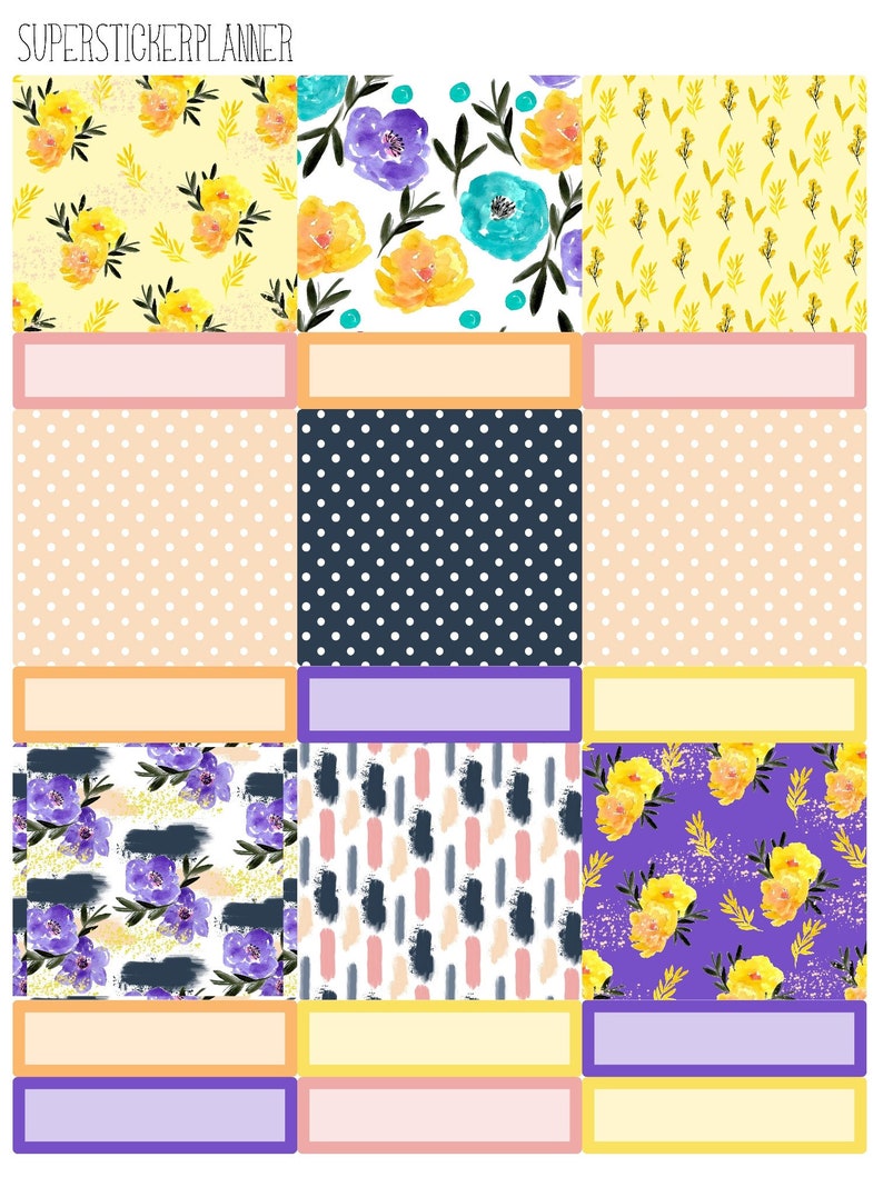 Monthly for Erin Condren Lifeplanner\u2122 ~Pick Any Month~ May Flowers