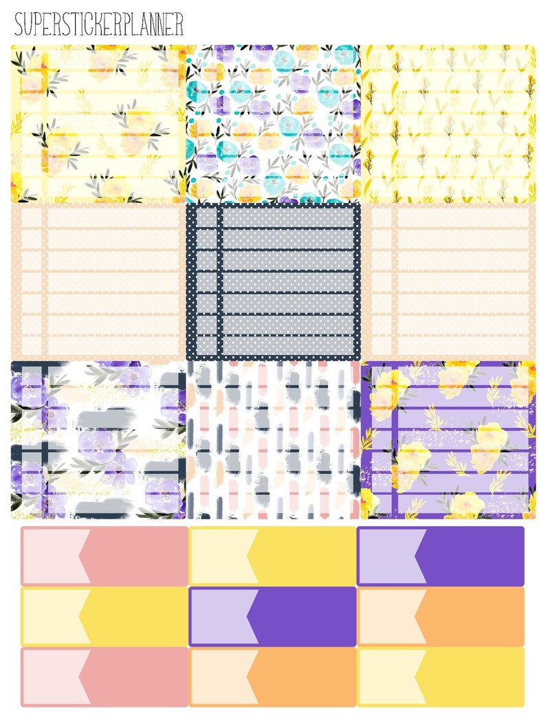 Monthly for Erin Condren Lifeplanner\u2122 ~Pick Any Month~ May Flowers