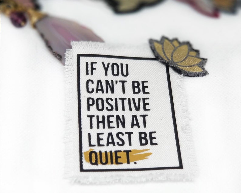 Funny Iron on Patch Etsy