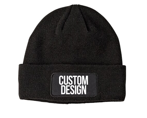 Custom Beanie | Unisex Hat | Custom Cap | Single Color Logo