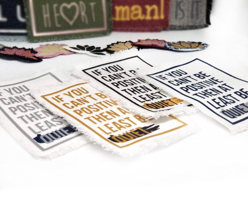 Funny Iron on Patch Etsy