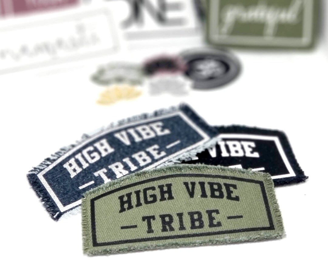 Tribe Rocker Patch High Vibe Tribe Iron on Patch - Etsy