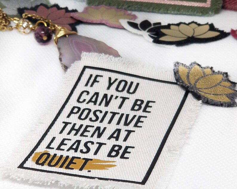 Funny Iron on Patch Etsy