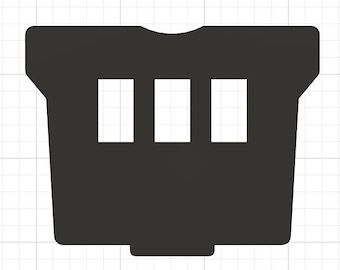 Can-Am Maverick X3 Center Dash Switch Expansion Plate – 3 Rocker Switch – Digital STL STEP Fusion 360