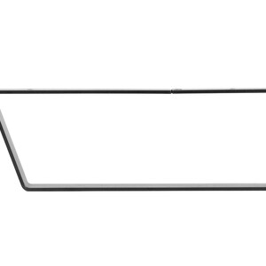 modern matte black desk shelf leg monitor stand base durable steel with cork pad 10" depth minimalist design leg for office organization.jpg
