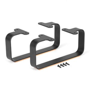 Steel Desk Shelf Base & Monitor Stand Legs, Multifunctional Monitor Stand Riser for Office Organization, Durable Laptop Riser for Home Decor