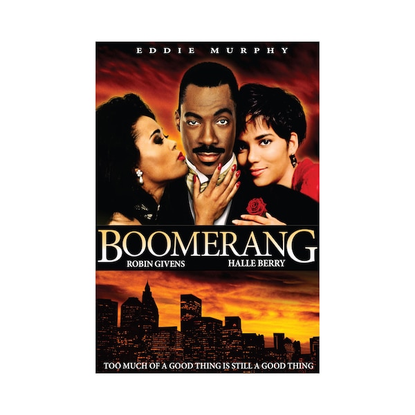 Boomerang Movie Poster Glossy Quality Photo Wall Art Print Eddie Murphy Halle Berry Size 8x10 11x17 16x20 22x28 24x36 27x40 #1