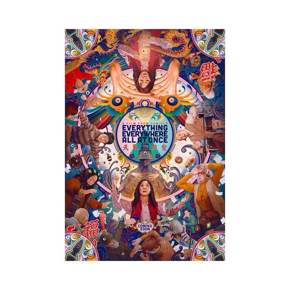 Everything Everywhere All at Once Movie Poster Quality Glossy Print Photo  Wall Art Michelle Yeoh Sizes 8x10 11x17 16x20 22x28 24x36 27x40 1 