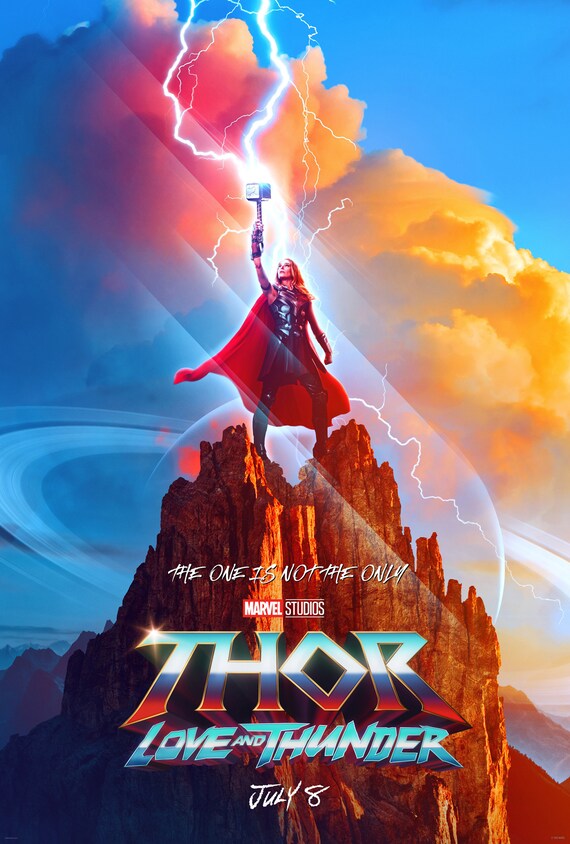 Thor Love and Thunder Movie Poster Quality Glossy Print Photo Art Chris  Hemsworth Natalie Portman Size 8x10 11x17 16x20 22x28 24x36 27x40 2 - Etsy  Sweden