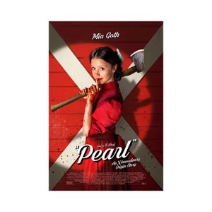 Pearl Movie Poster Quality Glossy Print Photo Wall Art Stars Mia Goth Ti West Sizes 8x10 11x17 16x20 22x28 24x36 27x40 #1