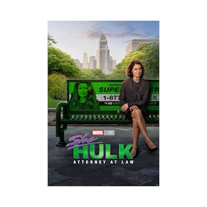 She-Hulk Attorney at Law Movie Poster TV Series Quality Glossy Print Photo Wall Art Tatiana Maslany Sizes 8x10 11x17 16x20 22x28 24x36 27x40