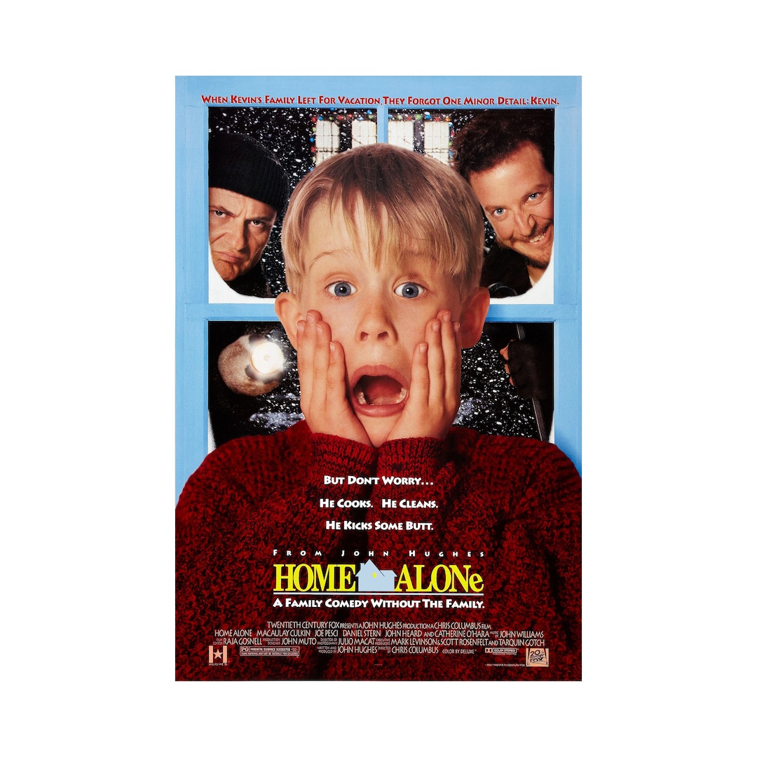 Home Alone Movie Poster Glossy Quality Print Photo Wall Art Macaulay