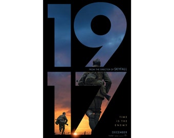 1917 Movie Poster Glossy High Quality Print Photo Sam Mendes Colin Firth  World War I Size 8x10 11x17 16x20 22x28 24x36 27x40 #1