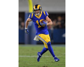 Cooper Kupp NFL Football Poster Print Photo Wall Art Limited Super Bowl Los Angeles Rams 8x10 11x17 16x20 22x28 24x36 27x40