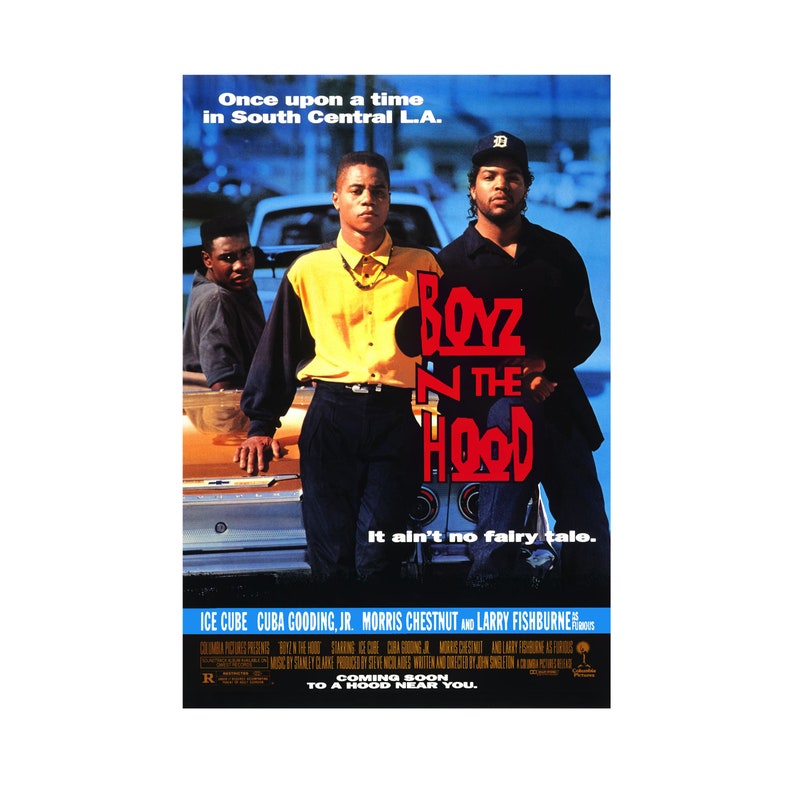 Boyz N the Hood Movie Poster Glossy High Quality Print Photo Etsy