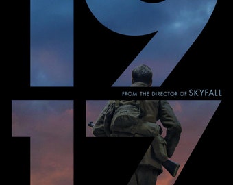 1917 Movie Poster Glossy High Quality Print Photo Sam Mendes Colin