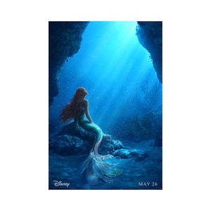The Little Mermaid 2023 Movie Poster Quality Glossy Print Photo Wall Art Halle Bailey Rob Marshall Sizes 8x10 11x17 16x20 22x28 24x36 27x40